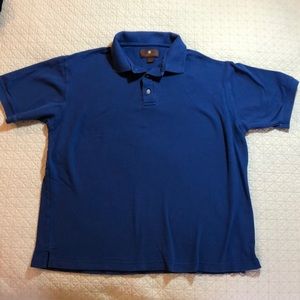 Toscano blue pole shirt size Large
